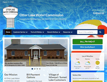Tablet Screenshot of otterlakewater.net
